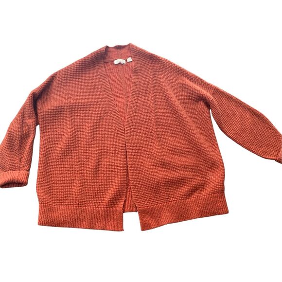 Sleeping On Snow ANTHROPOLOGIE Julienne Wool Alpaca Cocoon Open Cardigan SWEATE - Picture 2 of 7